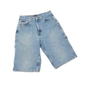 Tommy Hilfiger 00s Y2K Carpenter Jean Shorts Men's 29 Flag Logo Vintage VTG